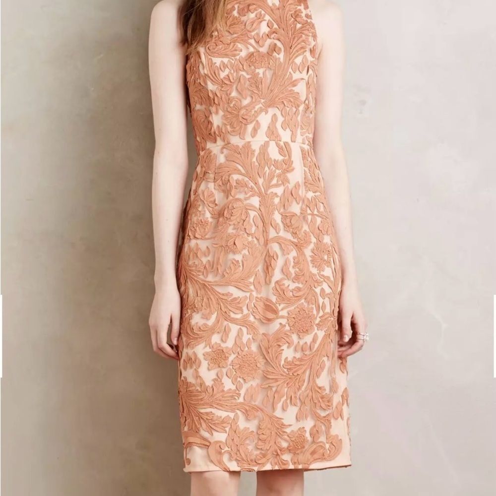 ANTHROPOLOGIE | PANKAJ & NIDHI NEW Penelope Pencil Dress Women’s Size 10